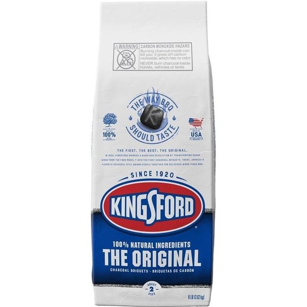 Kingsford 32114 Original Charcoal Briquettes, Charcoal, 8 lb Bag 10044600321148